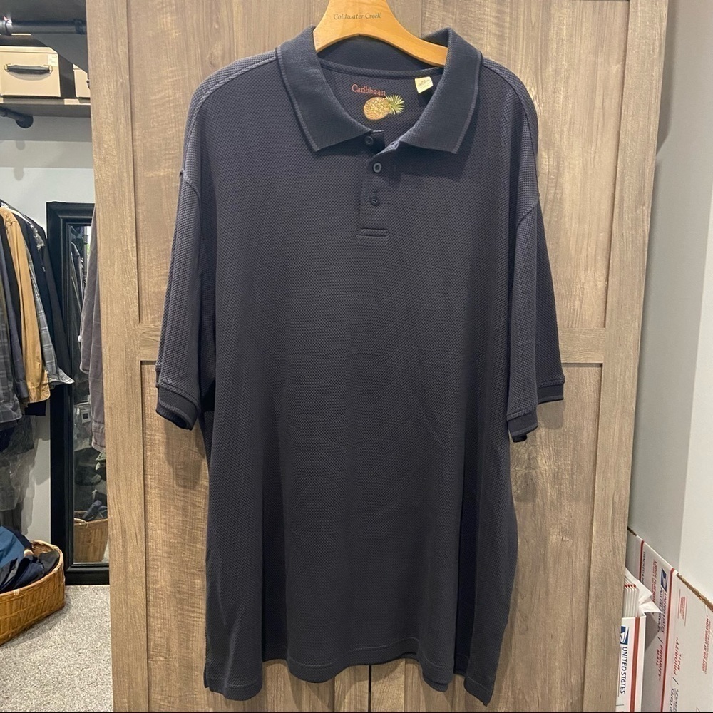 Caribbean silk cotton blend Polo‎